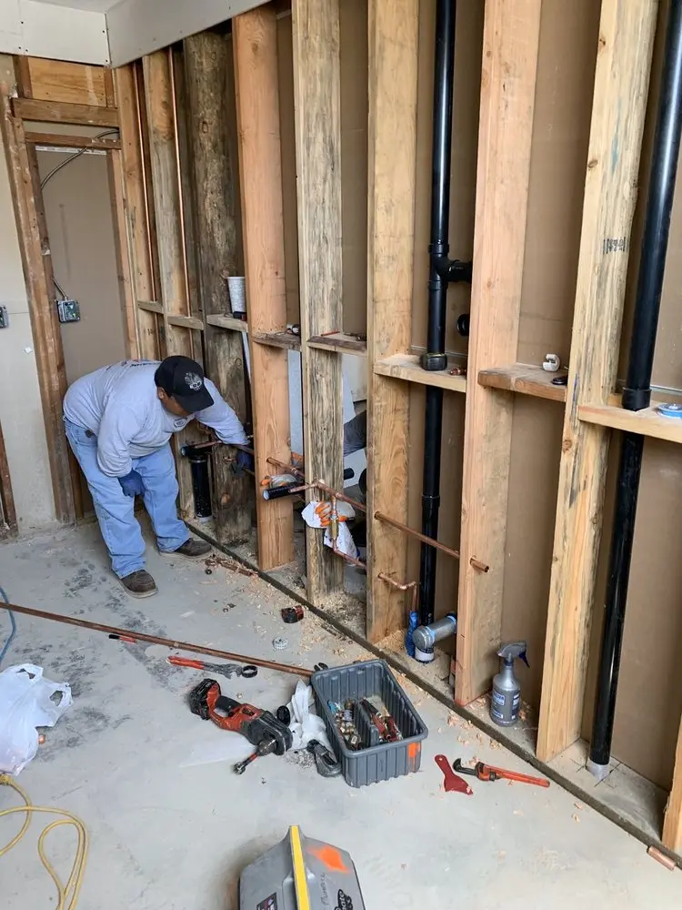 Commercial rough-in plumbing for Water Heater Replacement in Katonah Ridge